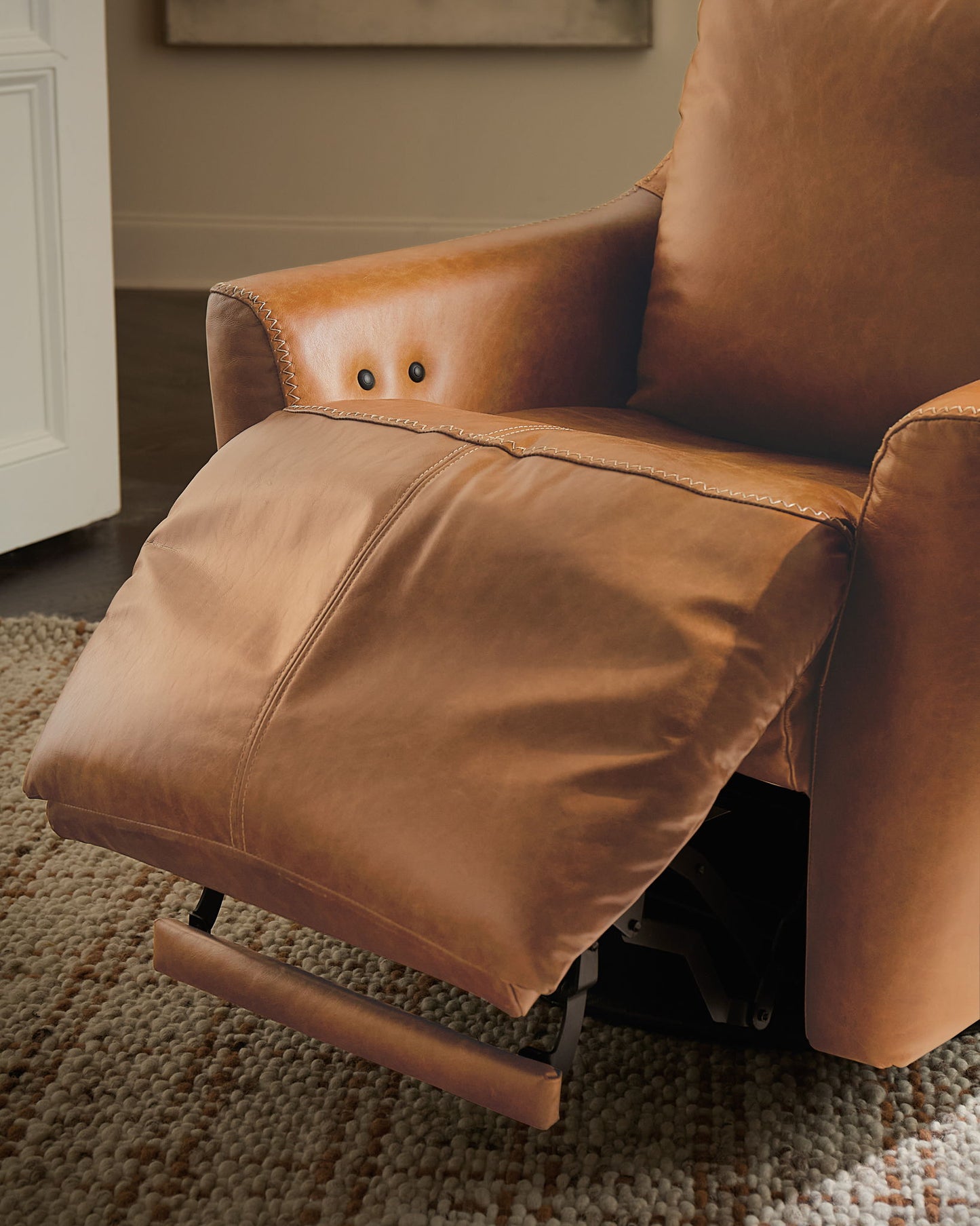 CC - Beau Swivel With Power Footrest - Brown