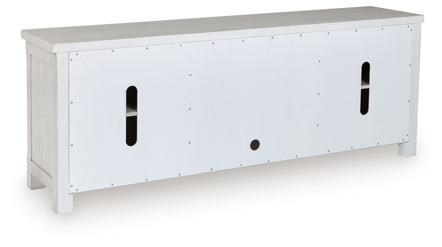 Robbinsdale - Extra Large TV Stand - Antique White