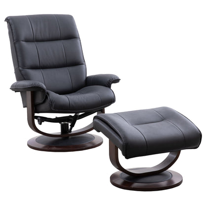 Knight - Manual Reclining Swivel Chair and Ottoman