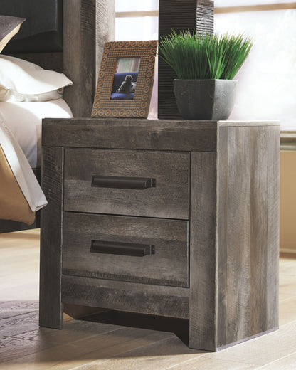 Wynnlow - Gray - Two Drawer Night Stand