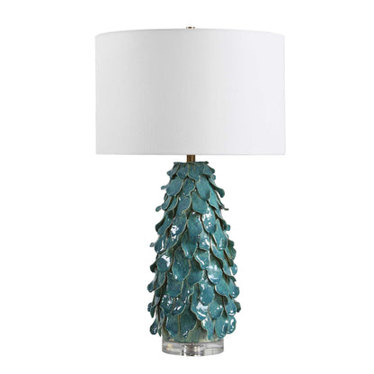 Mina - Table Lamp - Teal Blue