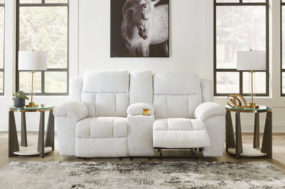 Frohn - Dbl Reclining Loveseat With Console