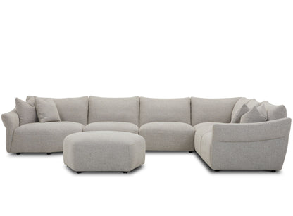 Playful - 6 Piece Modular Sectional - Canes Cobblestone
