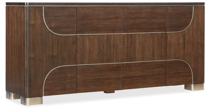 Melange - Contours Credenza - Dark Brown