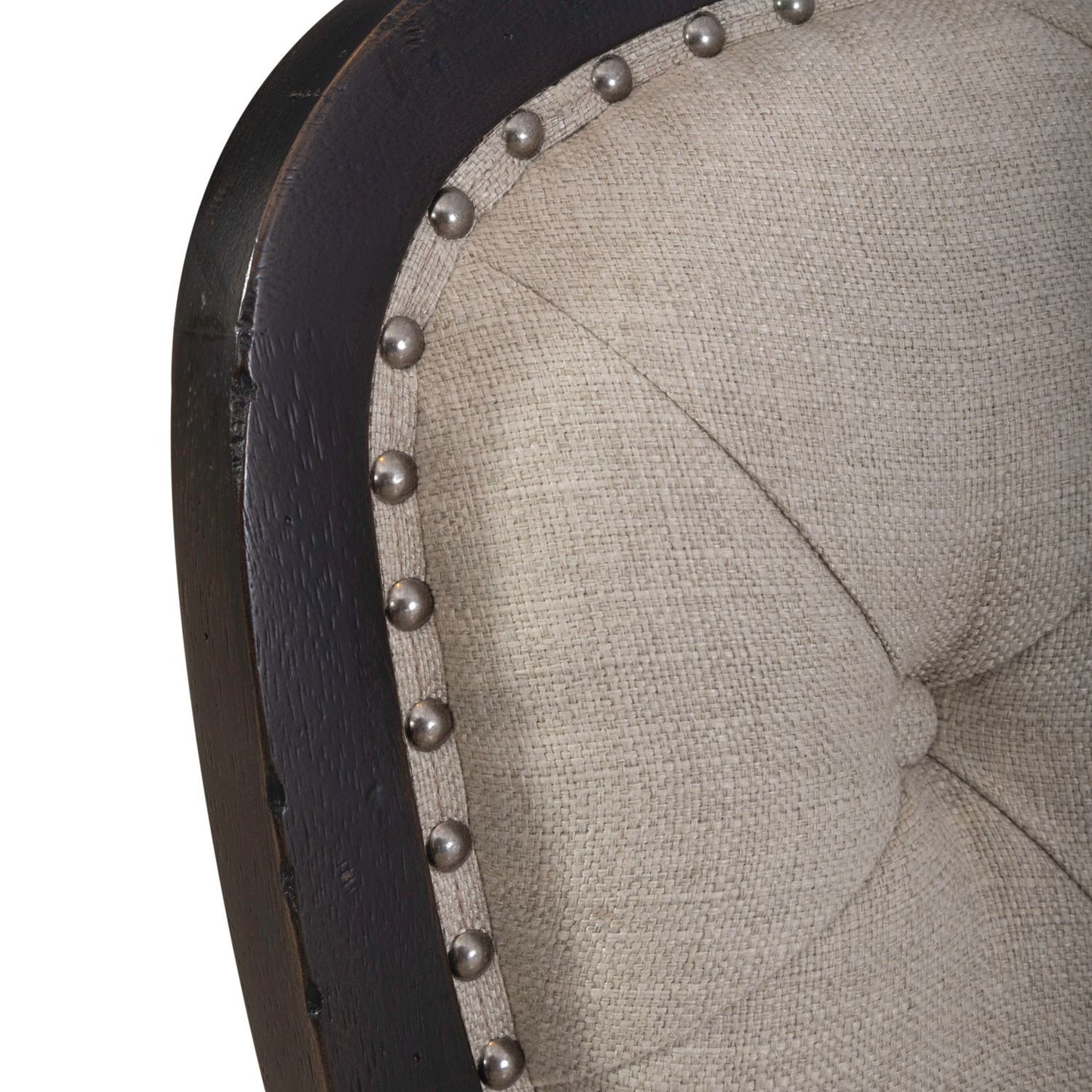 Americana Farmhouse - Upholstered Tufted Back Side Chair