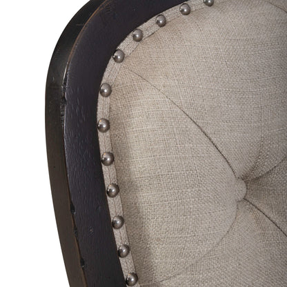 Americana Farmhouse - Upholstered Tufted Back Side Chair