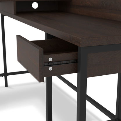 Camiburg - Warm Brown - L-desk With Storage