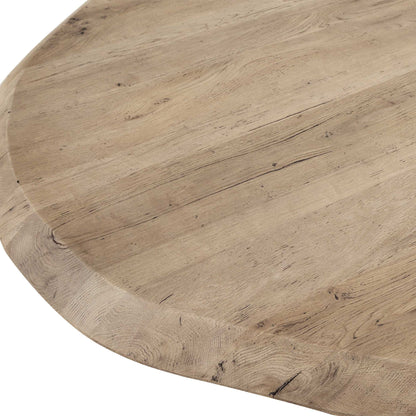 Tiernan - Reclaimed Oak Round Coffee Table - Woodtone