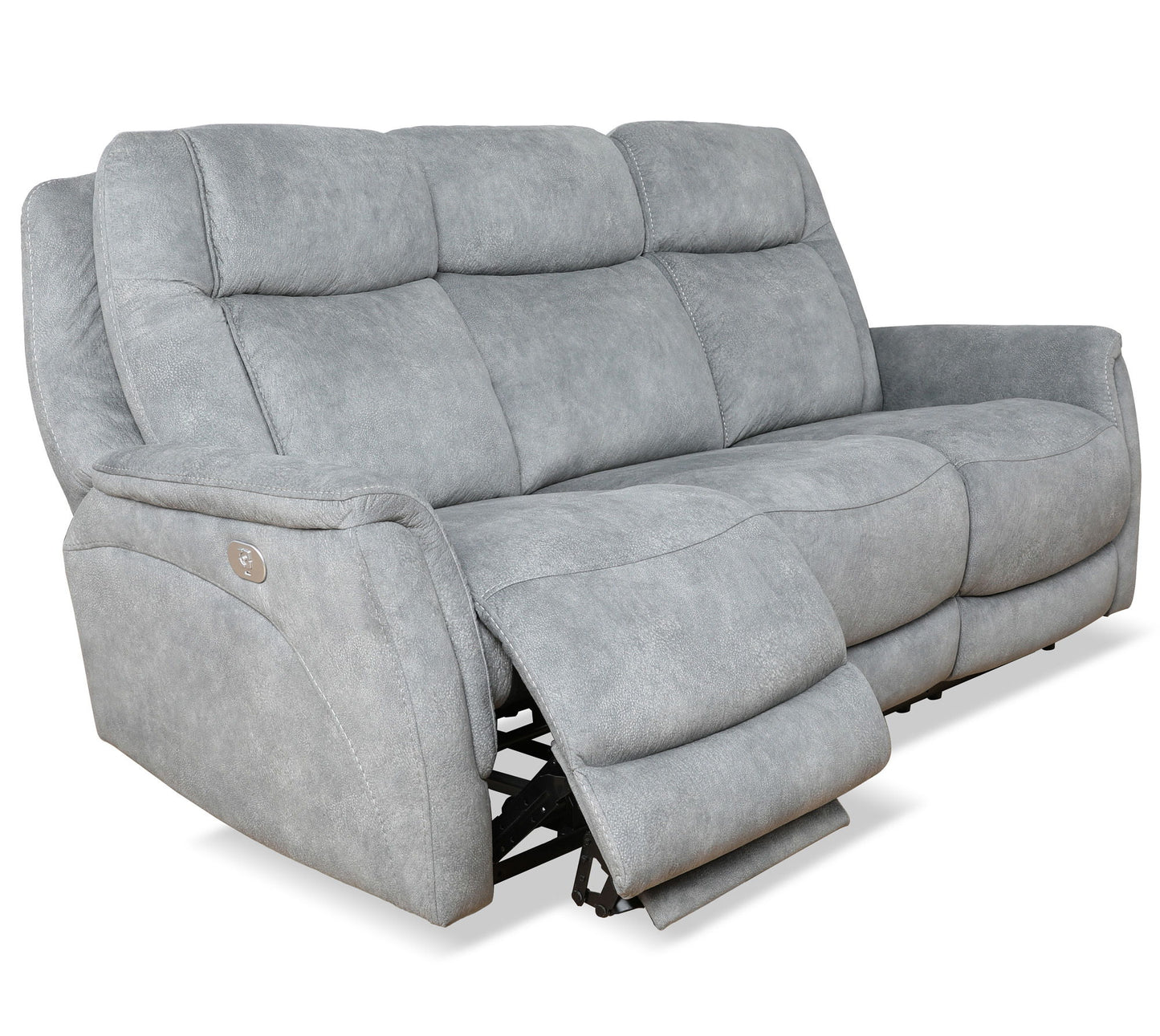 Linus - Zero Gravity Power Reclining Sofa - Hudson Gray