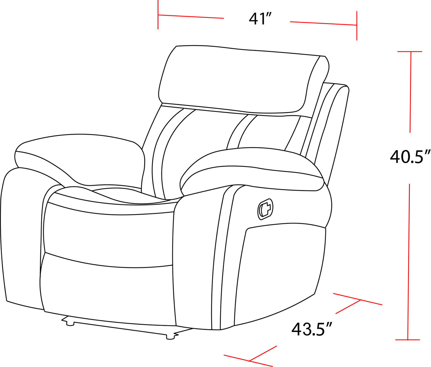 Theon - Manual Glider Reclining Sofa Set