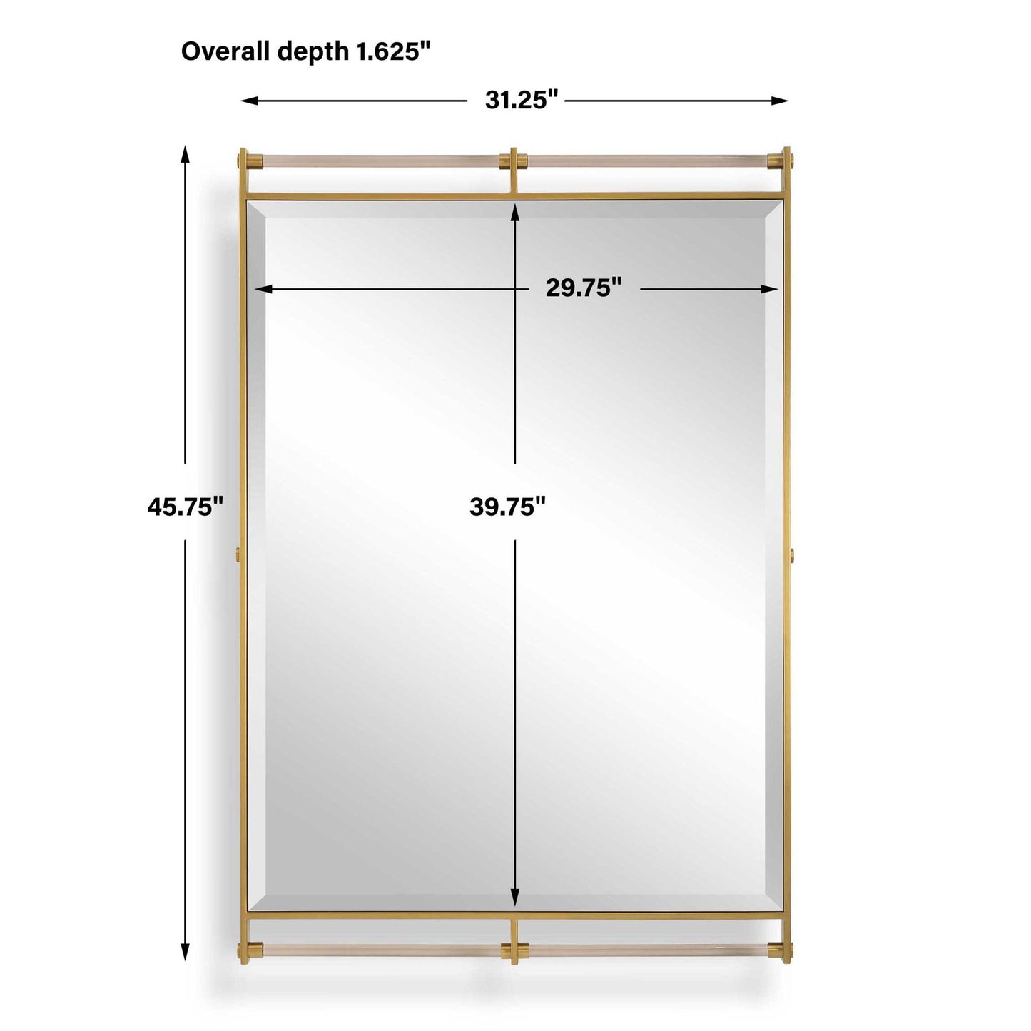 Ripoll - Mirror - Antique Brass