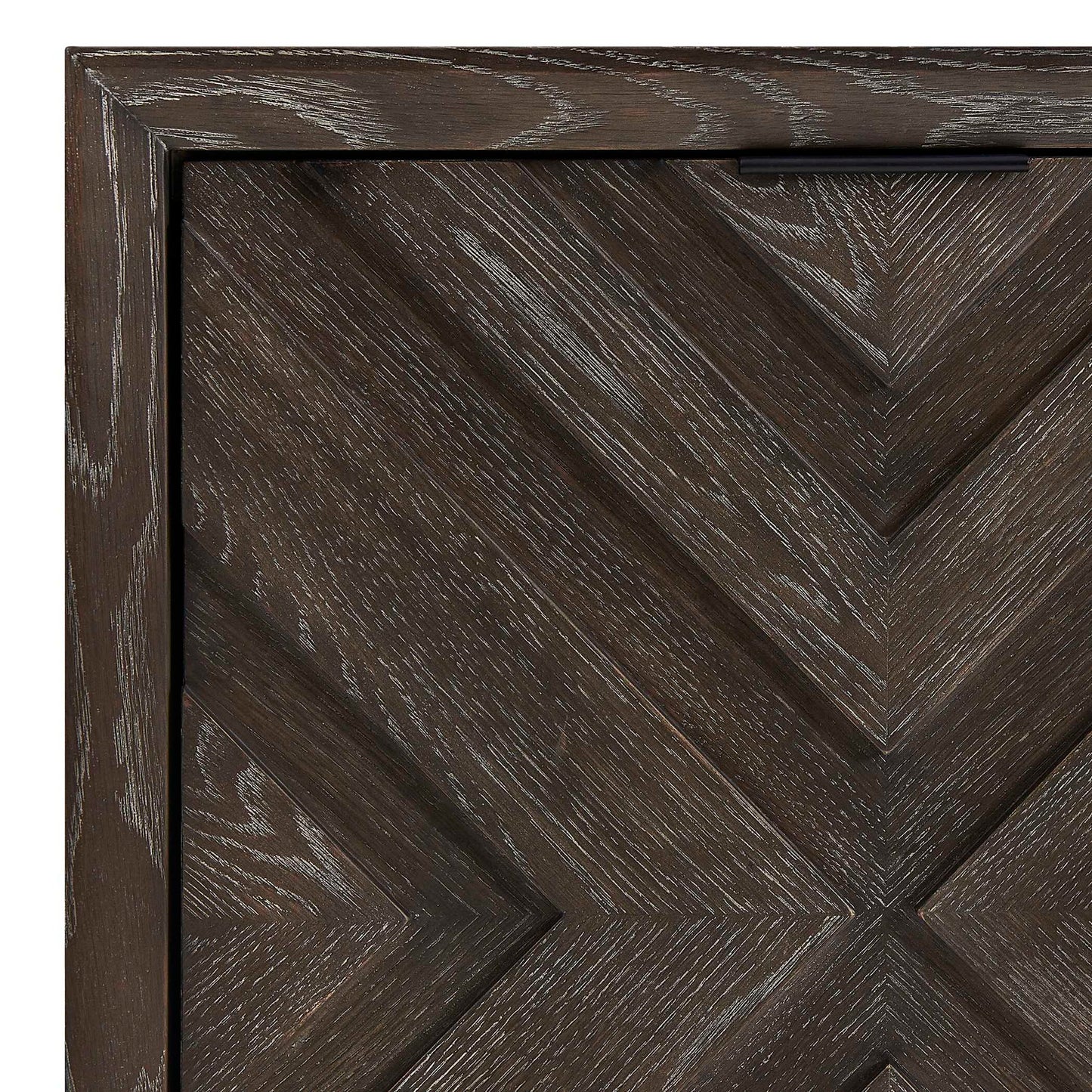 Barrett - Oak Cabinet - Dark Charcoal