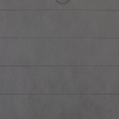 Rocky Creek - Square Dining Table With Umbrella Option - Gray