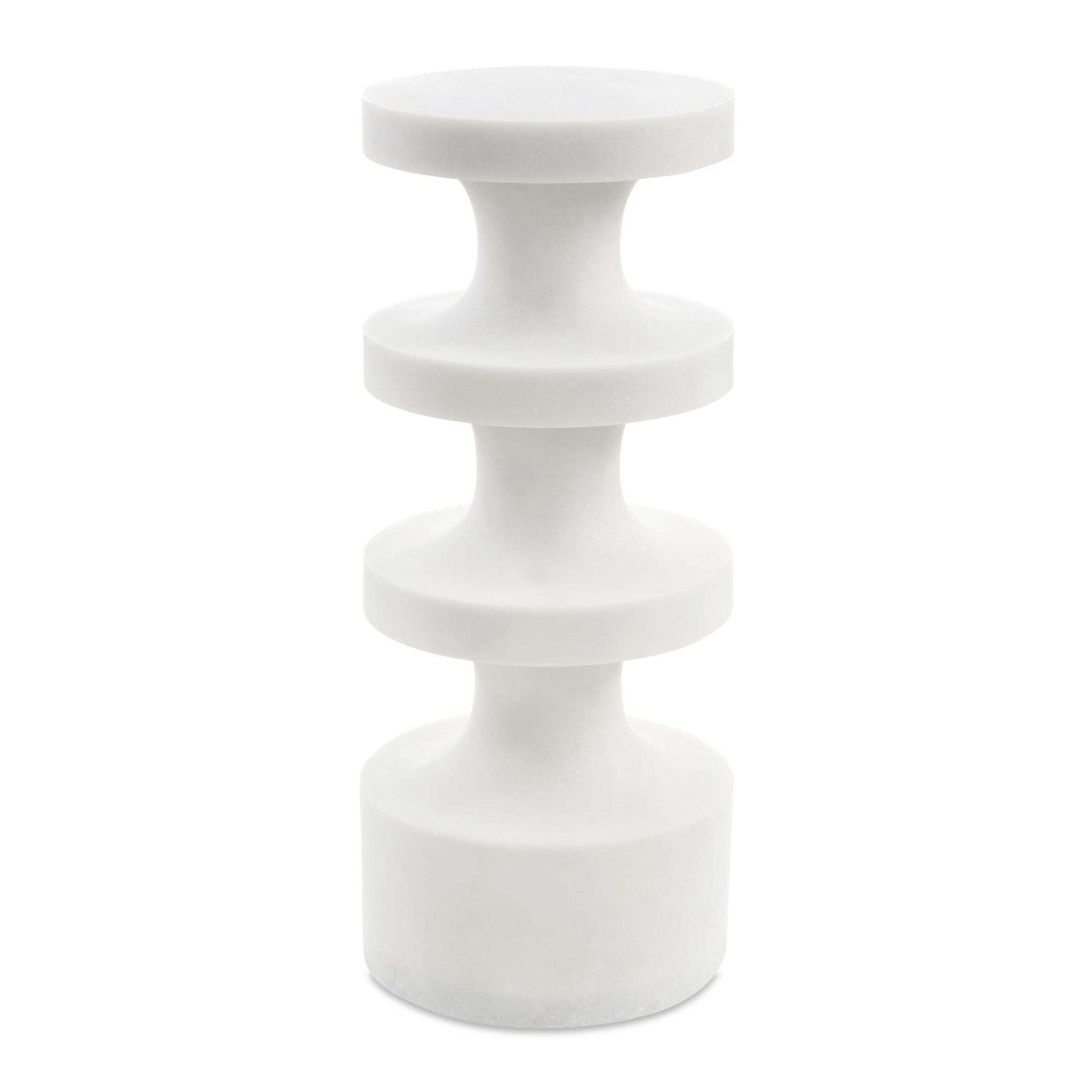 Balian - Outdoor Stone Drink Table - White