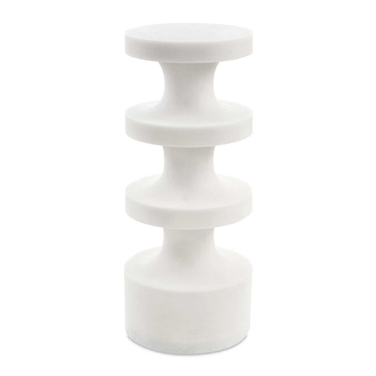 Balian - Outdoor Stone Drink Table - White