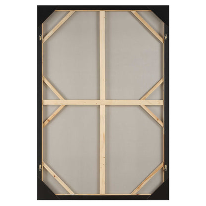 Fair Trade - Geometric Abstract Art - Black / Brown / Gray / Green