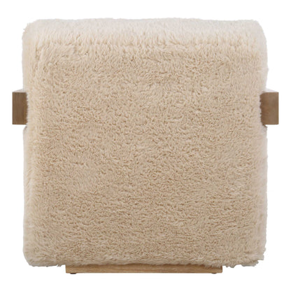 Jackson - Sheepskin Accent Chair - Light Brown