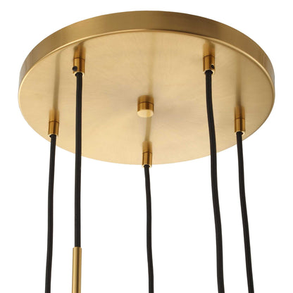 Vanier - 5 Light Cluster Pendant - Gold