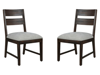 Portico - Ladderback Dining Chair (Set of 2) - Warm Brown