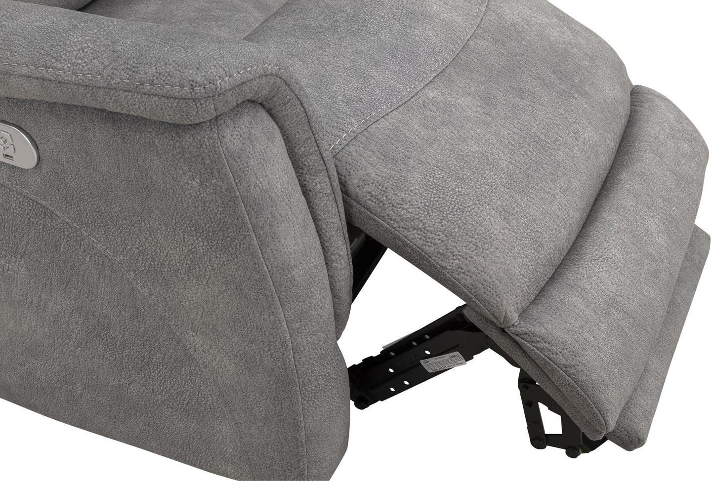 Linus - Zero Gravity Power Reclining Sofa - Hudson Gray