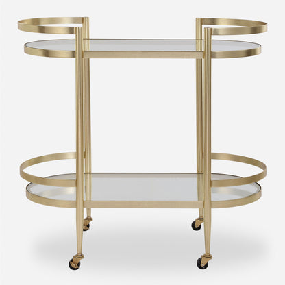 Isabelle - Gold Bar Cart