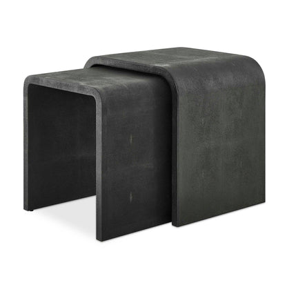 Interpose - Nesting Side Table (Set of 2) - Black