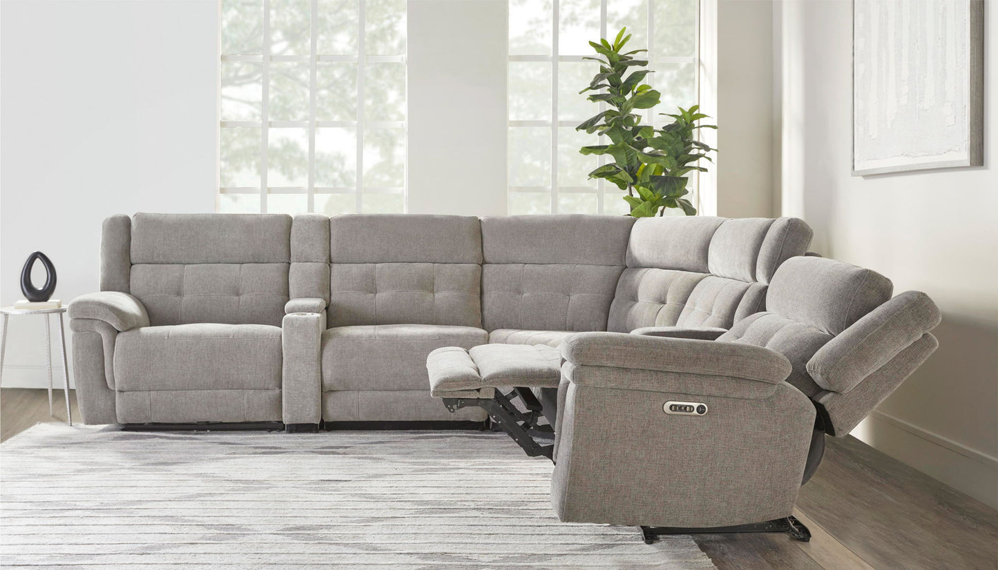 Richland - Modular Power Reclining Sectional With Power Adjustable Headrests
