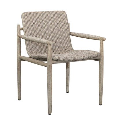 Sumba - Wicker Outdoor Dining Chair - Gray