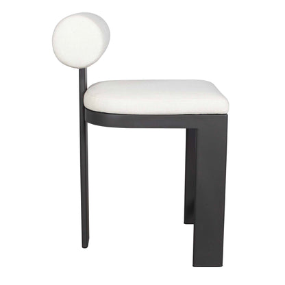 Bolster Back - Outdoor Counter Stool - White