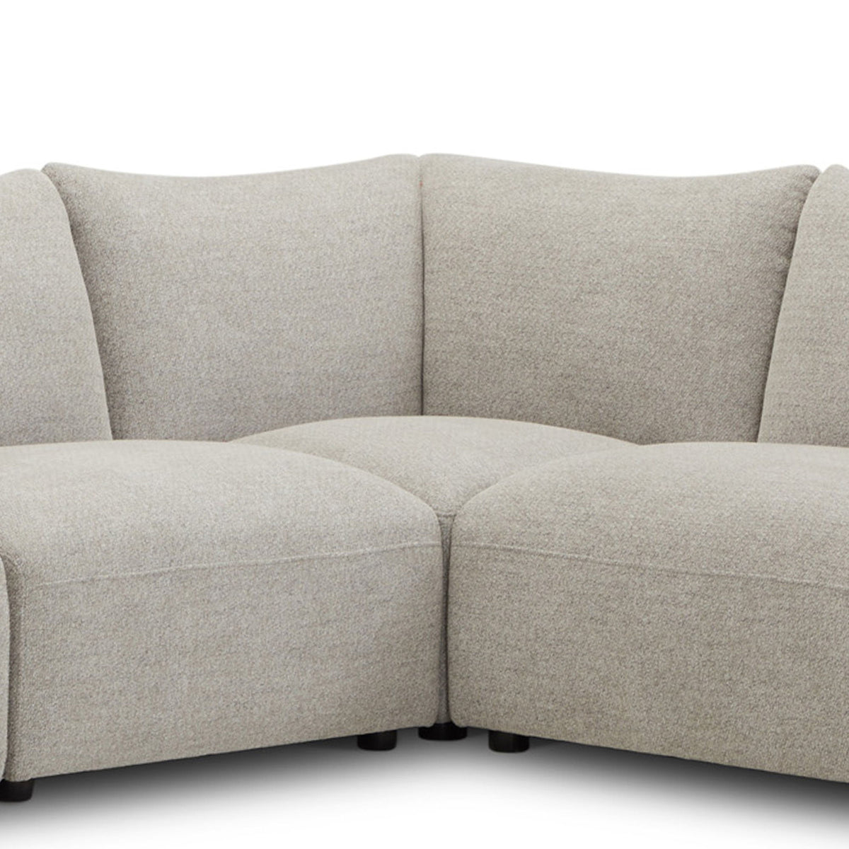 Playful - 6 Piece Modular Sectional - Canes Cobblestone
