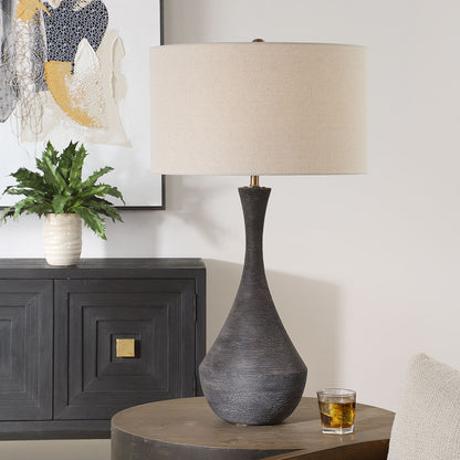 Helston - Table Lamp - Dark Charcoal