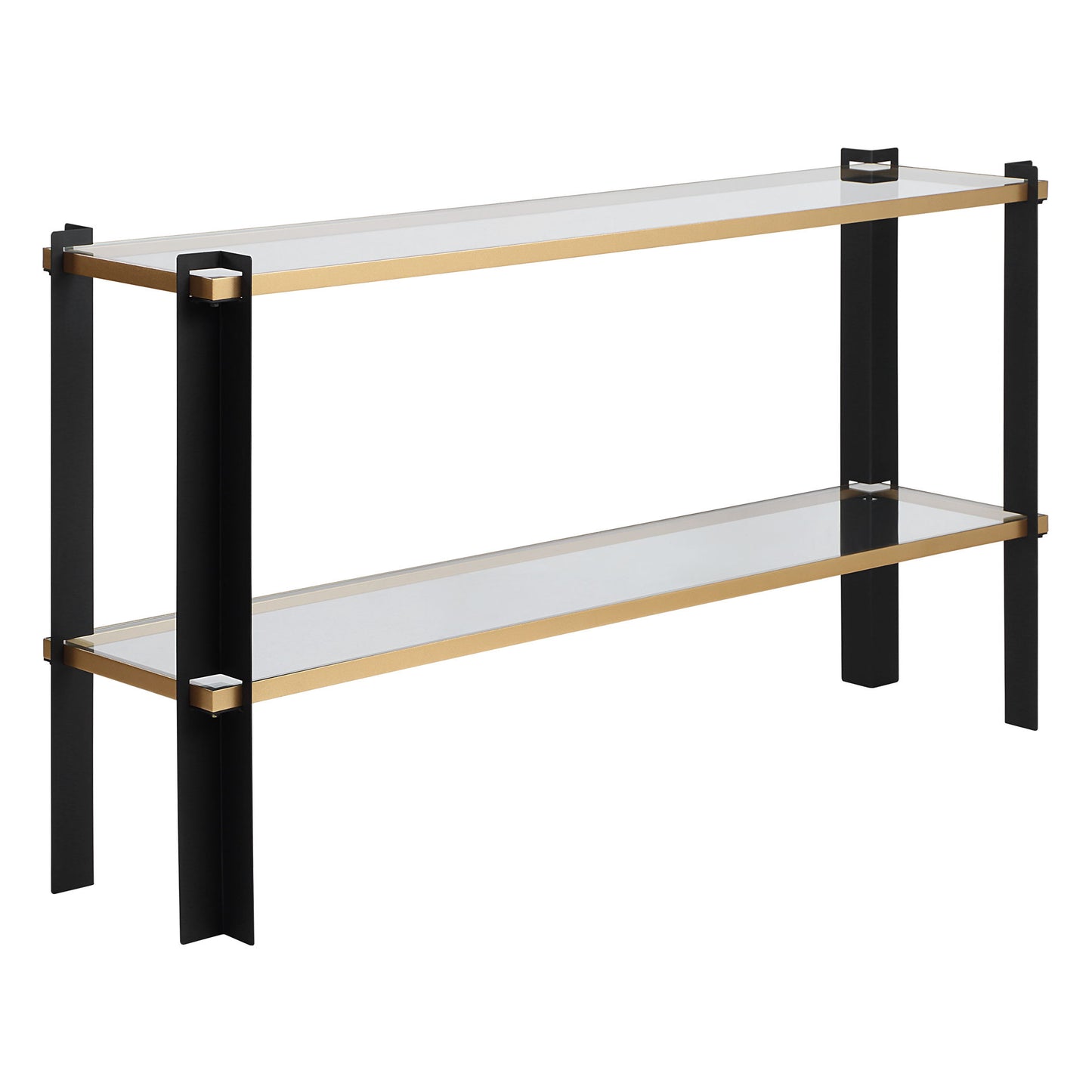 Cunene - Contemporary Console Table - Black