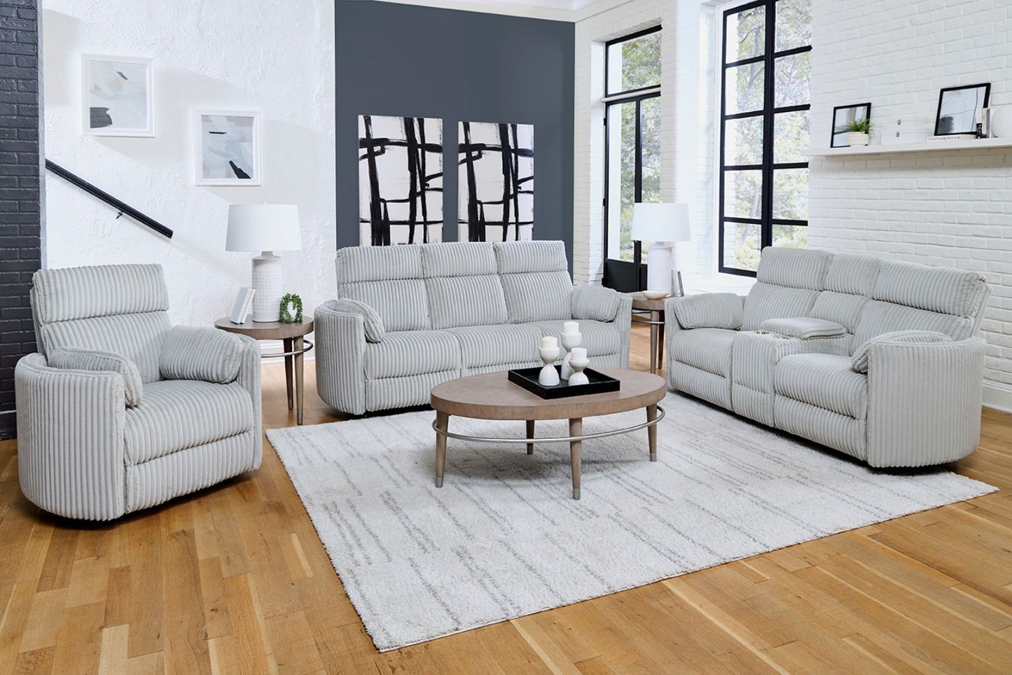 Radius - Power Reclining Sofa Set