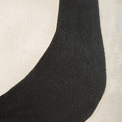 Characters - Abstract Art (Set of 2) - Black / Beige