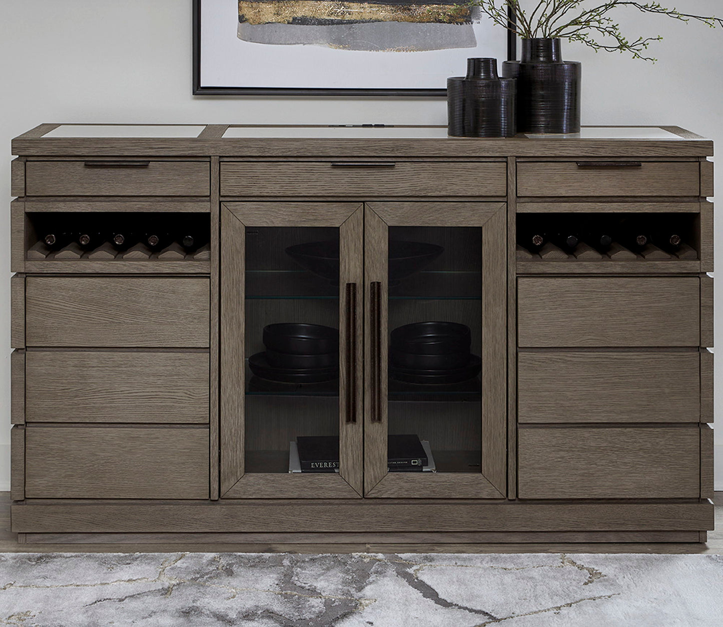Pure Modern Dining - Buffet Server - Moonstone