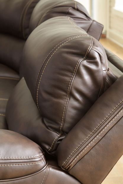 Dunleith - Power Sectional 6 Pc - Chocolate