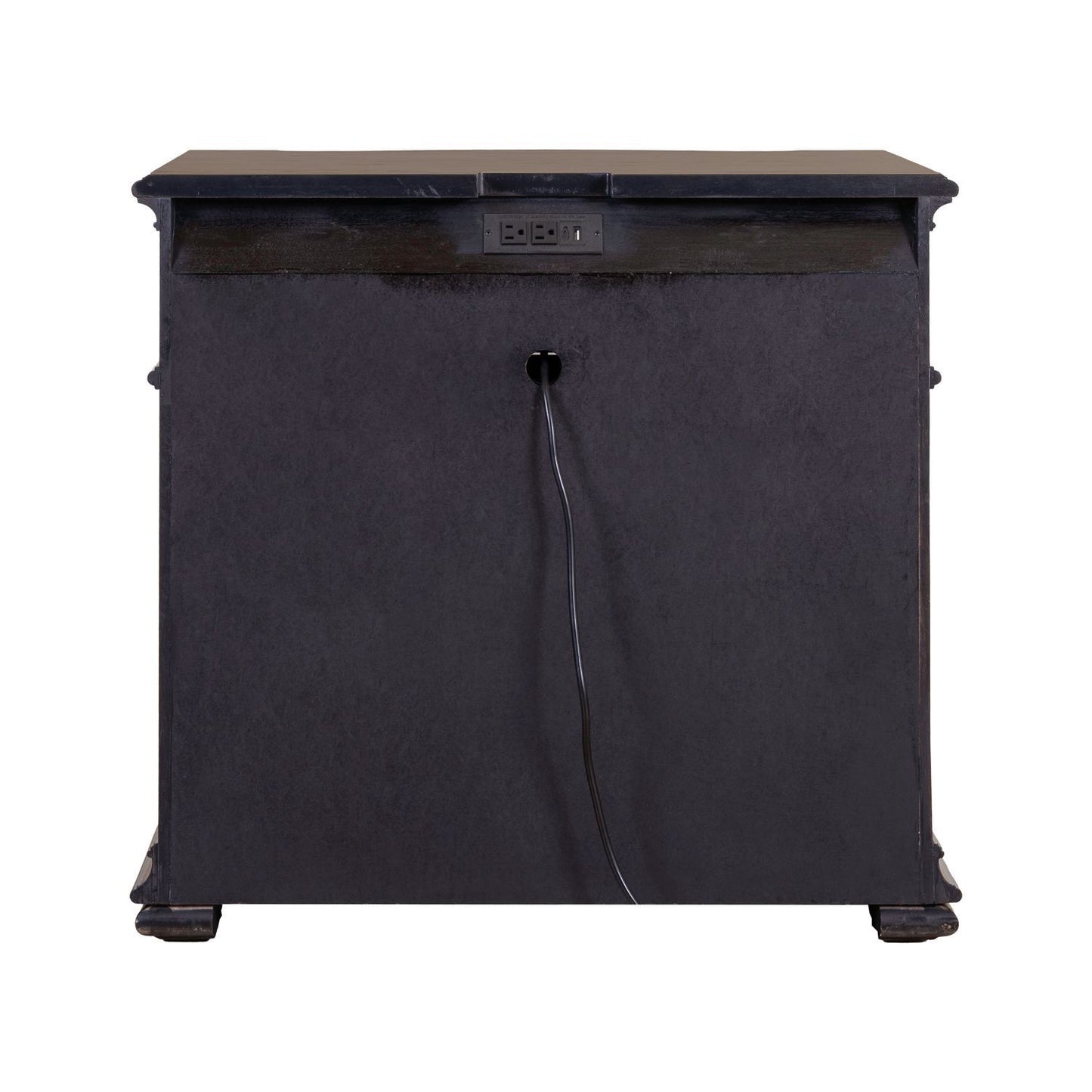Provence Park - Bedside Chest With Charging Station - Brown