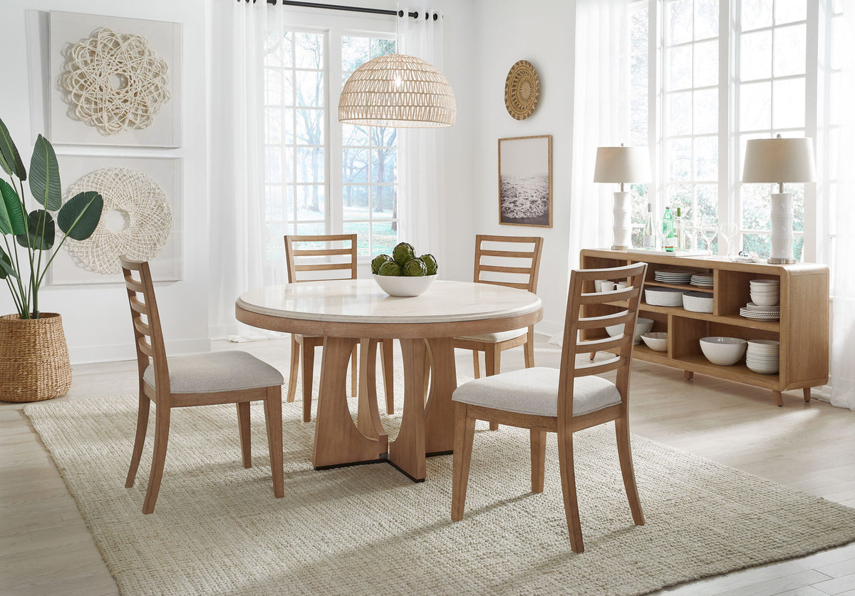 Escape - Open Multi-Purpose Console - Glazed Natural Oak