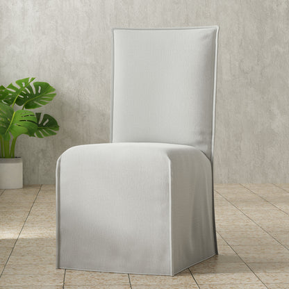 Crossings - Rectangular Dining Table With 4 Upholstered Chairs - Whitewash