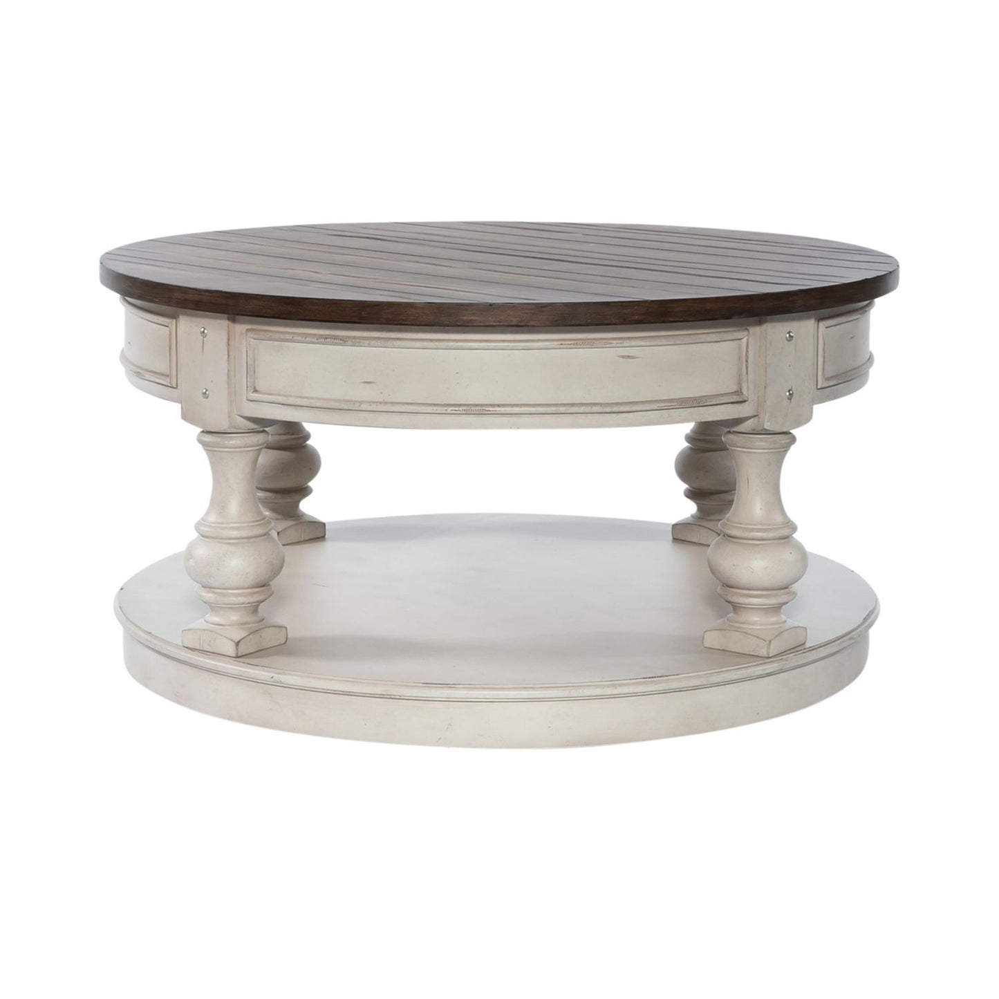 Morgan Creek - Round Cocktail Table - White