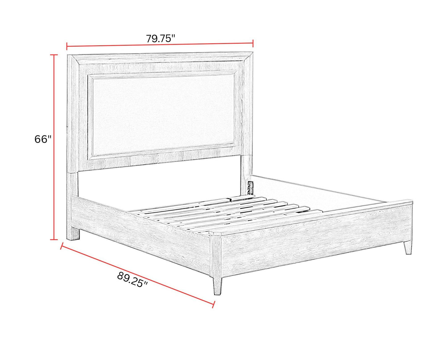 Breckenridge - Panel Bed