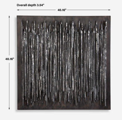Emerge - Modern Wooden Wall Decor - Dark Brown