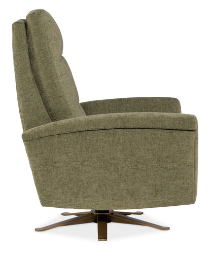 Breck - Tufted Back Swivel Recliner