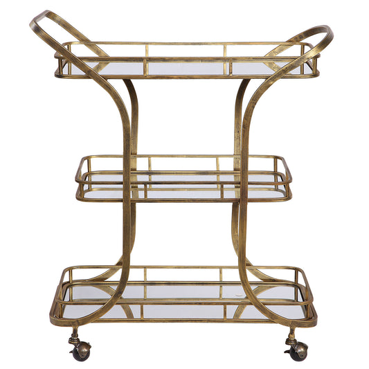 Stassi - Serving Cart - Gold