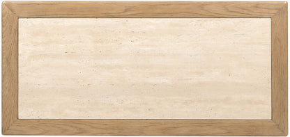 Driftwood - One-Drawer Nightstand With Stone