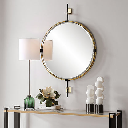 Guardrail - Round Mirror - Gold