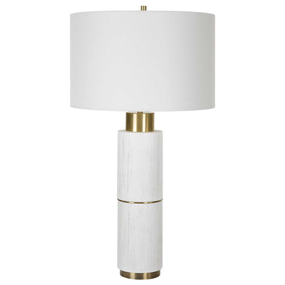 Ruse - Whitewashed Table Lamp