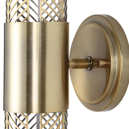 Cret - 2 Light LED Brass Sconce - Bronze