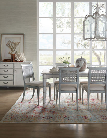 Charleston - Rectangle Dining Table With 1-20" Leaf - White