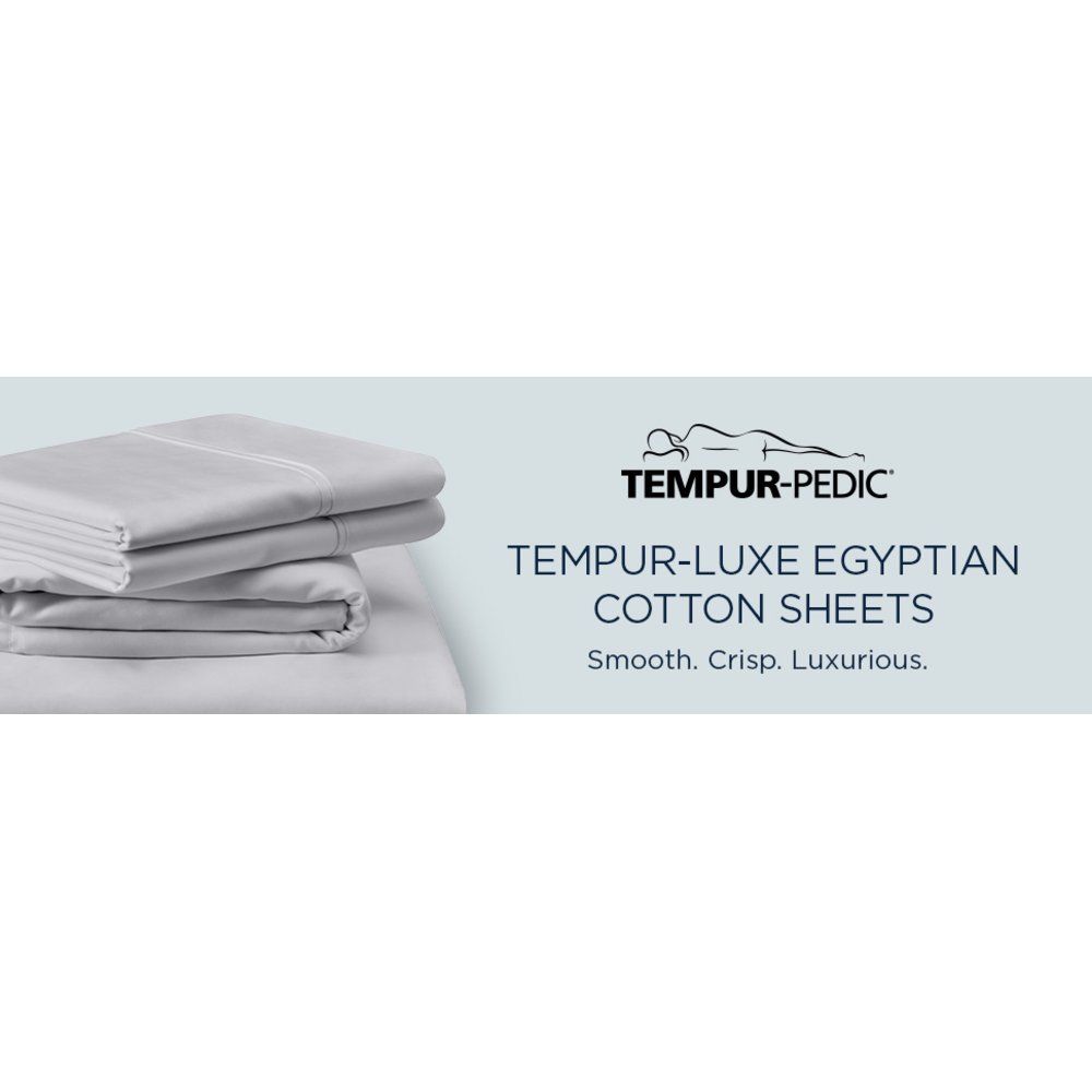 Linens - Tempur Luxe Egyptian Cotton Sheet Set - Cool Gray